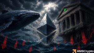 3億9,600万ドルのETHの動き：イーサリアムクジラはさらなる下落に備えているのか？