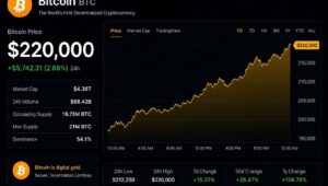 アナリストはビットコインの最低価格目標を22万ドルに設定したが、どうやってそこに到達するのか?