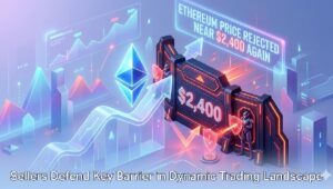 イーサリアム価格は2,400ドル付近で再び拒否、売り手は主要な障壁を守る