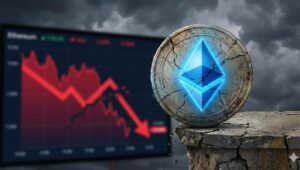 イーサリアム価格急落、弱気派が市場の勢いを握る