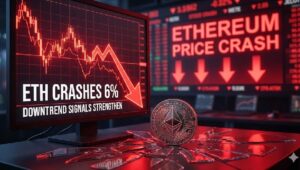 イーサリアム価格下落傾向はまだ終わっていない可能性—1,700ドル以下のレベルが目前に迫っている