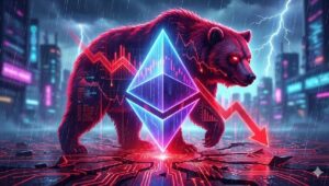 執拗な売り圧力を受けてイーサリアム価格が1,840ドルに暴落
