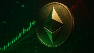 イーサリアム仮想通貨はEMAを上回っているが、EMA200を200ポイント下回って失速している