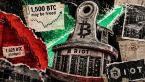 ビットコインの暴落によりライオットは1,825BTCのプレッジを余儀なくされたが、この大規模な上昇により1,500BTCが解放される可能性がある