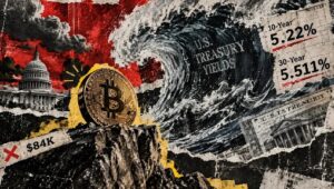 トレーダーがレバレッジを17億ドル削減したため、ビットコインは5.2％の財務省ショックを乗り越えた
