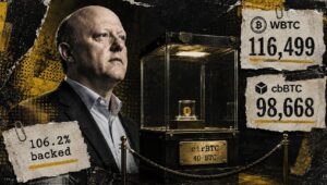 CEOのジェレミー・アレール氏は、Circleは「インターネット金融システムのプラットフォーム」を構築したが、cirBTCには40BTCしかないと述べた