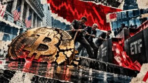 ウォール街がBTCの暴落を緩和したにもかかわらず、ビットコインETFは8回のうち7回の暴落で売却された