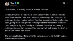 次は誰だ?ワンキーCEO、ハッカーがブラックロックのビットコインETFを狙うと警告